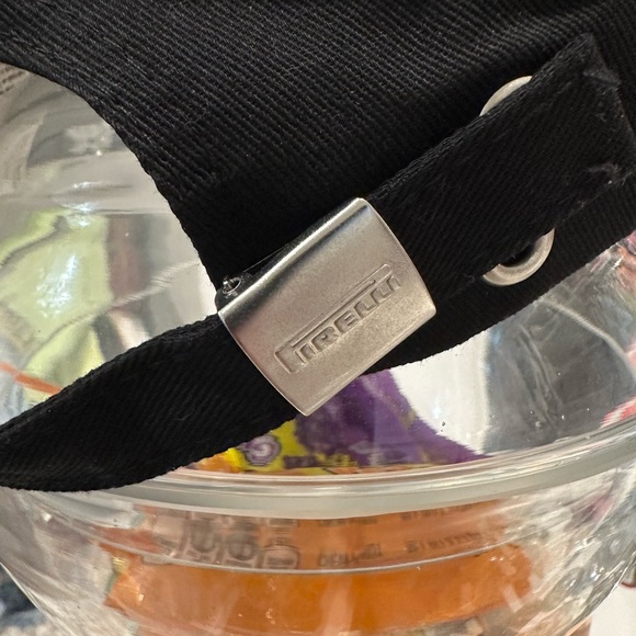 Black Hat with Silver Leaf Embroidery - Picture 3 of 5